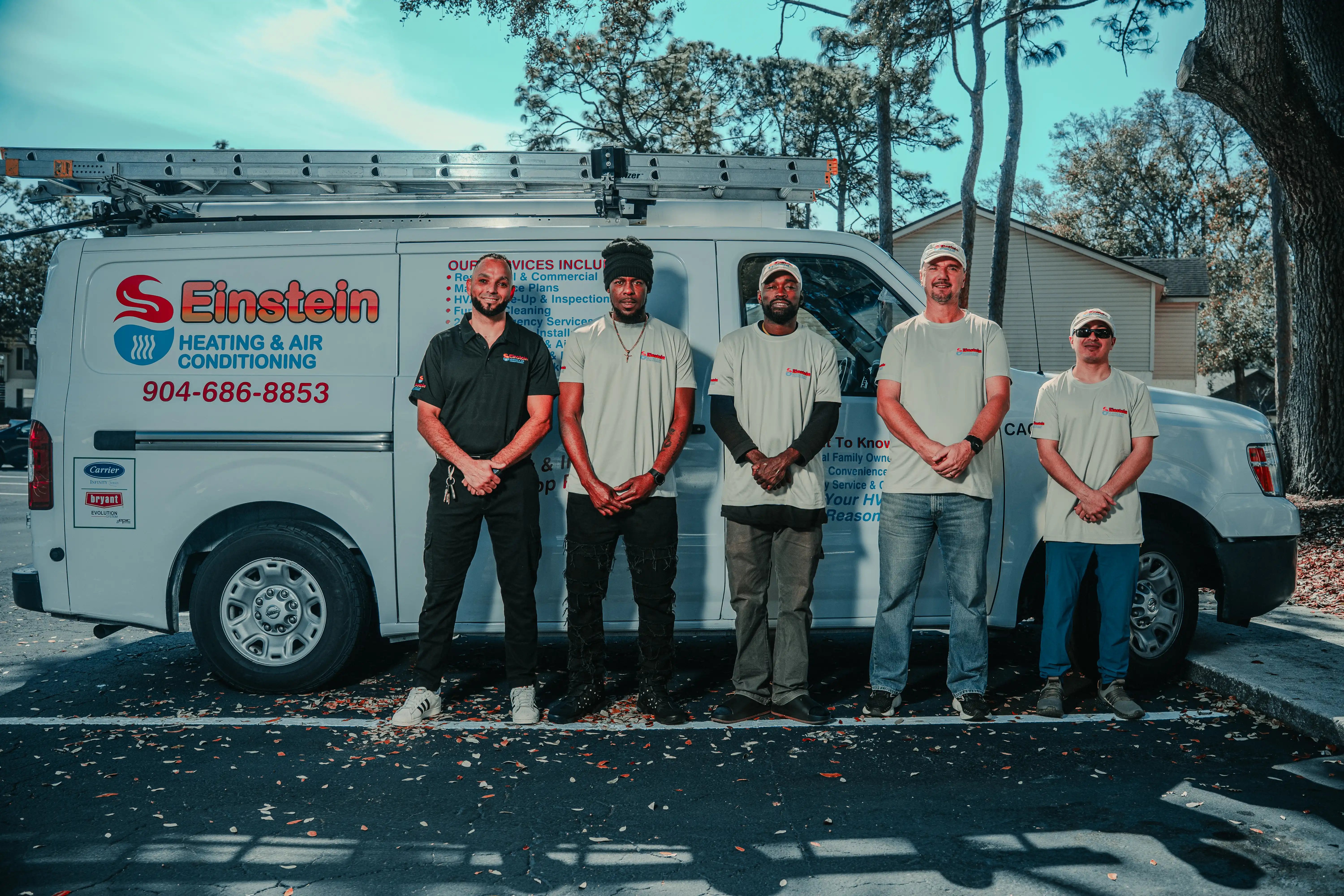 HVAC professional servicing unit